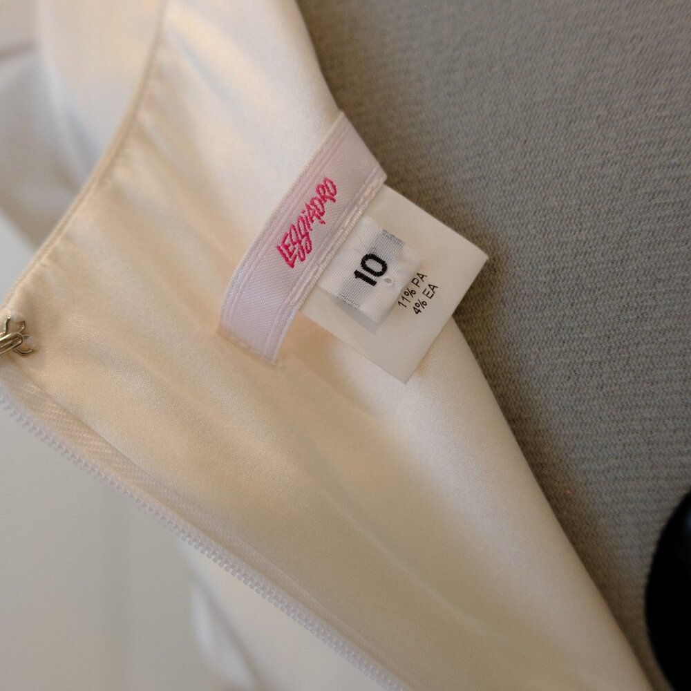 Leggiadro Ivory Dupioni Silk sheath dress - 10 - Picture 4 of 4
